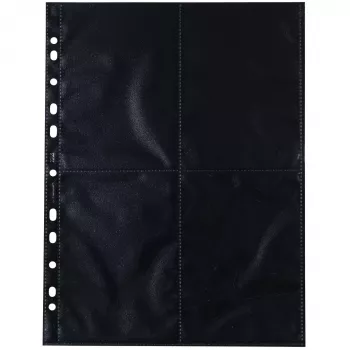 Fototaschen HERMA Fotophan 10x15 cm Hochformat schwarz 10 Stück