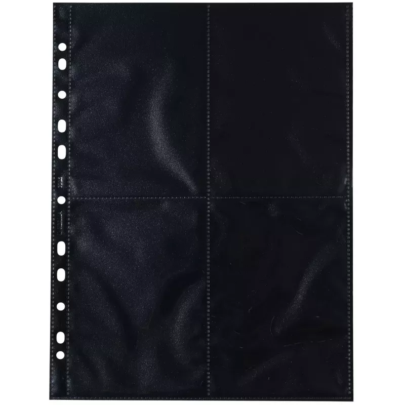 Fototaschen HERMA Fotophan 10x15 cm Hochformat schwarz 10 Stück