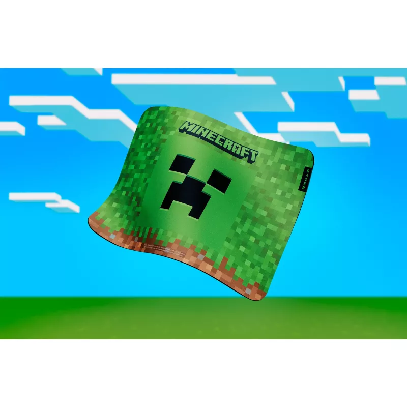 Mauspad Razer Gigantus V2 Medium Minecraft Edition — texturierte Oberfläche, Gummibasis, mittlere Größe