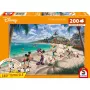 Thomas Kinkade Studios: Disney - Mickey & Minnie in Florida, Puzzle 200 Teile
