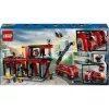 Konstruktionsspielzeug LEGO City Feuerwache mit Drehleiterfahrzeug 60414 — 843 Teile, 5 Minifiguren, 220×320×140 mm