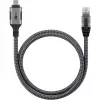 Goobay 70755 USB-C auf RJ45 Ethernet CAT 6 Kabel für stabile kabelgebundene Internetverbindung mit Router/Modem/Netzwerk-Switch/Ersetzt USB auf RJ45 Adapter / 1
