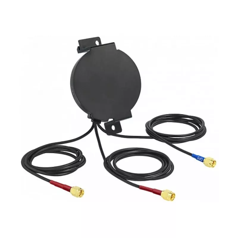 Antenne DeLOCK LTE MIMO GNSS 3 x SMA-Stecker RG-174 3 m Außenbereich schwarz