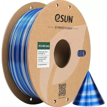 EPLA-SILK CANDY 1,75mm Silber Blau 1kg (EPLA-SILK CANDY175SU1)