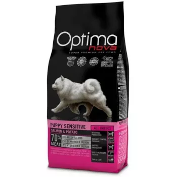 Trockenfutter für Hunde Optimanova Puppy Sensitive Salmon & Potato 2 kg — Welpenfutter für empfindliche Verdauung