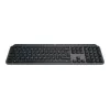 Kabellose Full-Size-Tastatur Logitech Master MX Keys S — Graphite, Bluetooth & 2,4 GHz (Nano), USB-C wiederaufladbar, hintergrundbeleuchtet, QWERTY US International