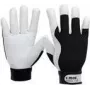 Arbeitshandschuhe Cimco 141246, Schutzhandschuhe, schwarz/weiß, Größe XL, 2 Stück