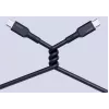 AUKEY CB-SCC241 USB-C Power Delivery PD 240W 5A 20V 1m Nylon Schwarz - D