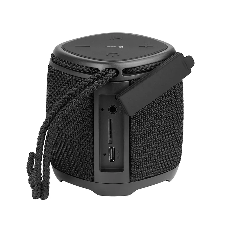 Tragbarer Stereolautsprecher TRACER Splash S (Bluetooth 5.1, 5 W RMS, IPX5, 6 h Akku) Schwarz