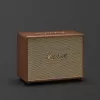 Kabelloser Lautsprecher MARSHALL Woburn III Brown — Multiroom, Bluetooth, Wi‑Fi, analoge Eingänge