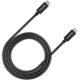 CANYON UC-44, Kabel, U4-CC-5A1M-E, USB4 TYPE-C auf TYPE-C Kabel 40G 1m 5A 240W(ERP) mit E-MARK, CE, ROHS, schwarz