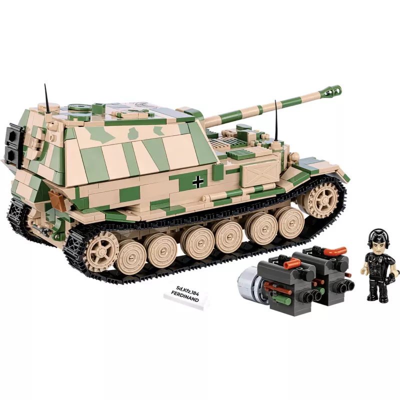 Cobi Historical Collection WWII SD. Fahrzeug. Ferdinand Panzer, Mehrfarbig