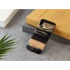 Handyhülle man and wood für iPhone XR — weiß Ebenholz schwarze Holzrückseite, schützende Schale