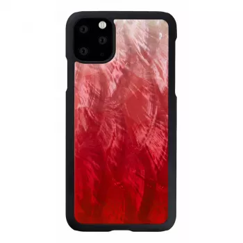 Smartphone-Hülle iKins für iPhone 11 Pro Max – pink lake mit schwarzem Rand