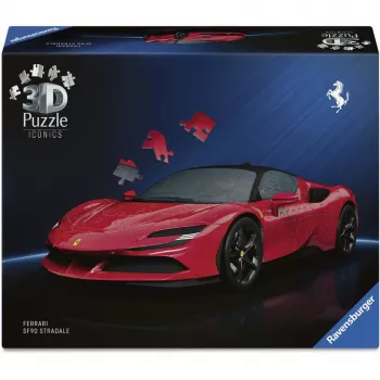 3D Puzzle Ravensburger Iconics Ferrari SF90 Stradale – Sammlermodellbausatz