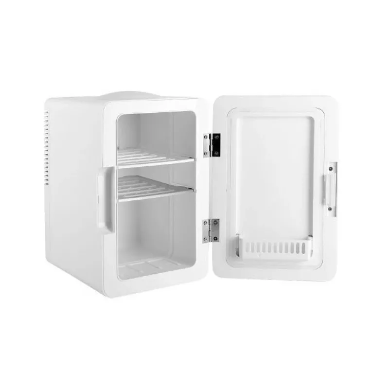 Mini-Kühlschrank mit LED-Schminkspiegel Elle ESDAFX04WHEU 4 L weiß