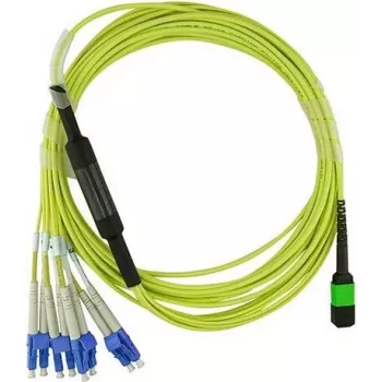 Lichtwellenleiterkabel BlueOptics MTP-4LC-S1M-BO 4x LC G.657.A1 1 m Grün