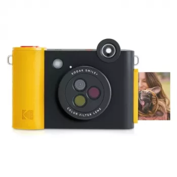 Sofortbildkamera Kodak SMILE+ 2x3 Schwarz — tragbare Sofortbildkamera mit 2×3-Abzügen