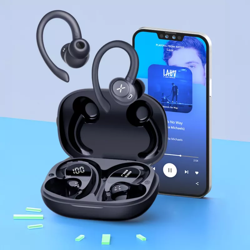 Kabellose Sport-Ohrhörer MANTA Rytmo Sport 2 MATWS012BK — True Wireless, In-Ear, Schwarz