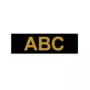 Brother Gloss Laminated Labelling Tape - 24mm, Gold/Schwarz Etikettierband TZ
