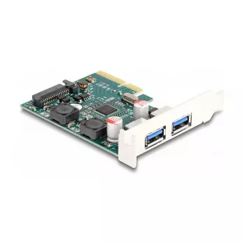 DeLOCK PCI Express x4 Karte auf 2 x externe USB 10 Gbit/s Typ-A Buchse Low Profile