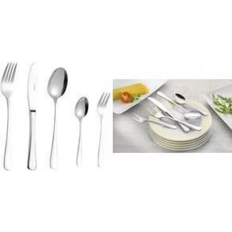 Esmeyer SYLVIA Besteck-Set, 30-teilig, Edelstahl, für 6 Personen