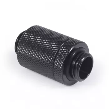 Alphacool ES D-Plug 25,5 mm G1/4 AG auf G1/4 AG - Deep Schwarz (17580)