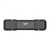 Silicon Power DS72 USB-Flash-Laufwerk 250 GB USB Type-A / USB Type-C 3.2 Gen 2 (3.1 Gen 2) Schwarz