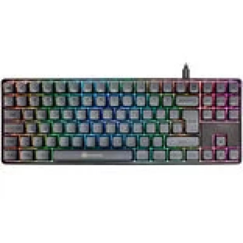 GAMIAC TKL90G Gaming-Tastatur, Kailh Rot grau