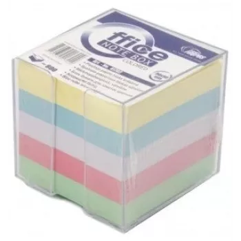 Notes Forpus 9x9 cm, Assorti, nicht verklebt, mit Deckel (800) 0716-007