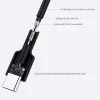 USB-C-auf-USB-A-Kabel Aukey CB-CA2, Nylongeflecht, Quick Charge 3 A, 1 m