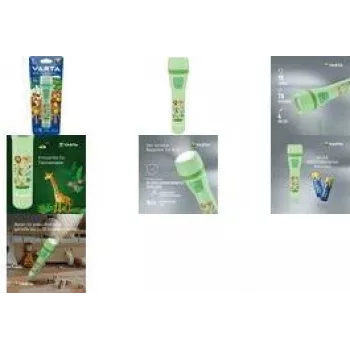 Handtaschenlampe Varta Kids Flashlight Hellgrün ABS PC 70h Batterielaufzeit