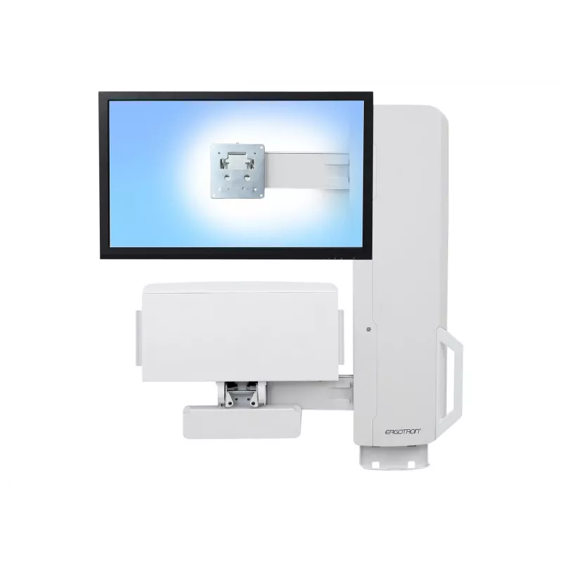 Monitorhalterung Ergotron 61-081-062 61 cm (24 Zoll) Wand Weiß