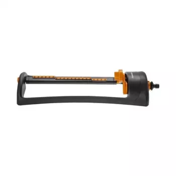 Fiskars 1023661 Wassersprenger Metall Schwarz, Orange
