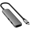 Satechi ST-P4SM Interface Hub USB Typ-C 10000 Mbit/s Grau