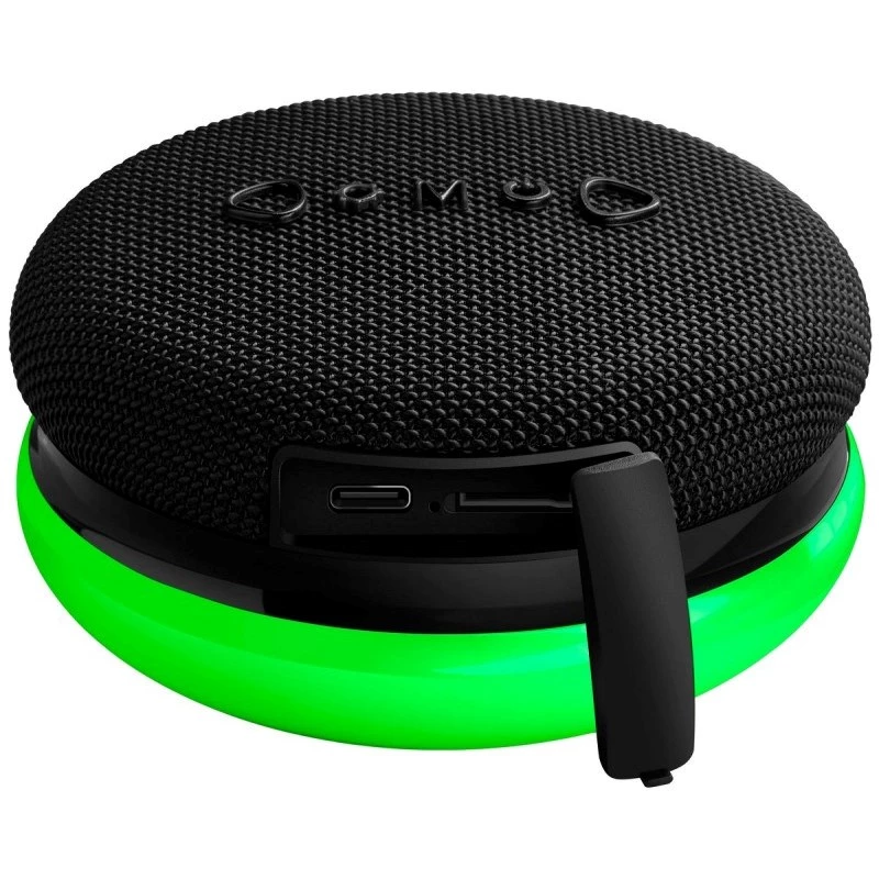 Tragbarer Bluetooth-Lautsprecher DEFENDER ENJOY 40 — 7 W RMS, Bluetooth 5.3, LED-Beleuchtung, LiPo-Akku, 9 h, schwarz