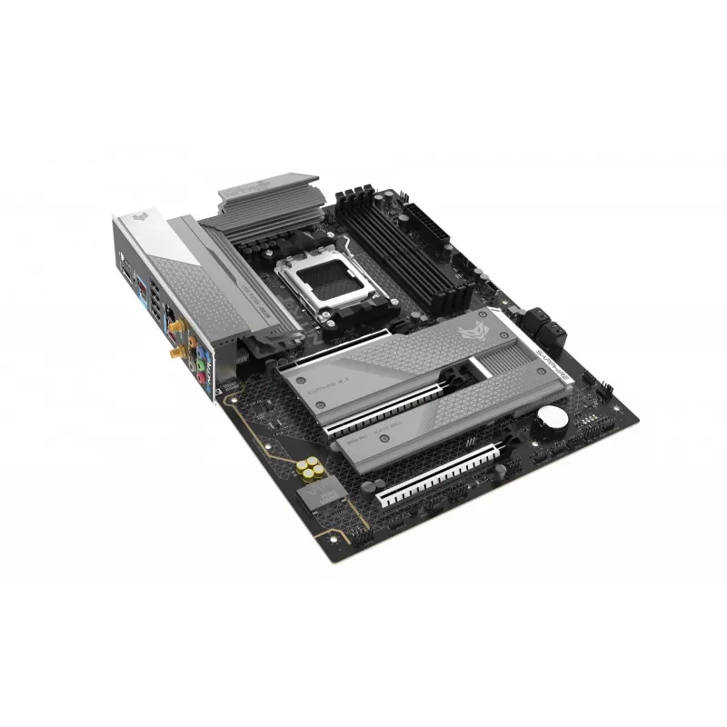 Motherboard Sapphire NITRO+ B850A WIFI 7 AMD B850 Sockel AM5 micro ATX, DDR5, 4 DIMM, 256GB, Wi‑Fi 7, 2.5GbE