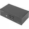 KVM Switch Digitus DS-12883 4 Port Dual Display 4K HDMI USB