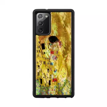 Schutzhülle iKins für Samsung Galaxy Note 20 – schwarzes Kiss-Design
