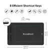 Grafiktablett XP-Pen DECO 01 V3 — 5080 lpi, 254 x 158,75 mm, Schwarz, USB (Kabelgebunden & Kabellos)