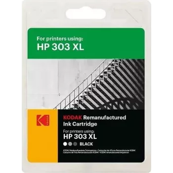 Tintenpatrone Kodak 303XL (T6N04AE) Schwarz 17 ml — Kompatibel mit HP