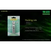 Schlüsselanhänger-Taschenlampe Nitecore TIKI GITD Grau — USB wiederaufladbar, 1 lm, 55 mm, 12 g, IP66