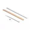 DeLOCK 67060 19-Zoll D-Typ Patchpanel mit Zugentlastung, 8 Ports zentriert, 1HE, schwarz