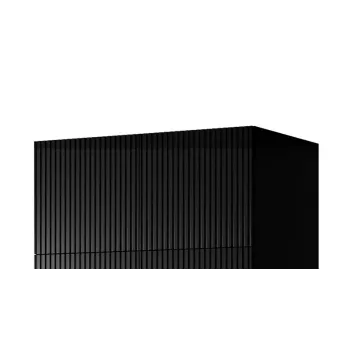 Kleiderschrank cama meble PAFOS 2D BASE 90×55,5×45 cm Schwarz matt, 2-türiger Rahmen