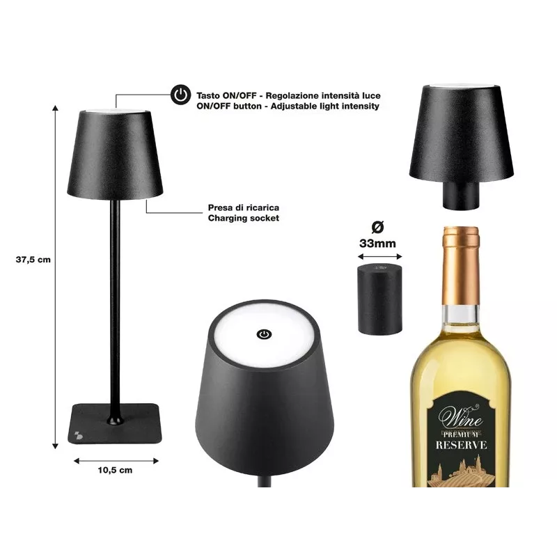 Wasserkocher Beper P201UTP118 1,7 L 2200 W Edelstahl-Innenbehälter Glaskorpus