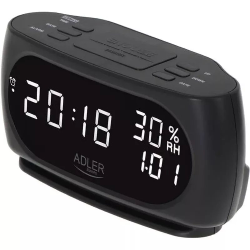 Adler AD 1186 Wecker Digitaler Wecker Schwarz