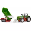 Frontladertipper-Anhänger BRUDER BR-03452 für Traktor Roadmax – Spielzeuganbaugerät, kompatibel mit Roadmax-Traktoren