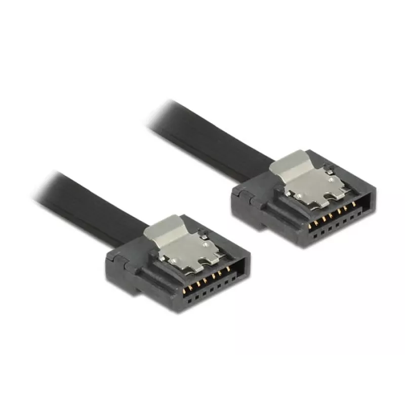SATA-Kabel DeLOCK 83841 0,5 m SATA III 7-Pin Schwarz