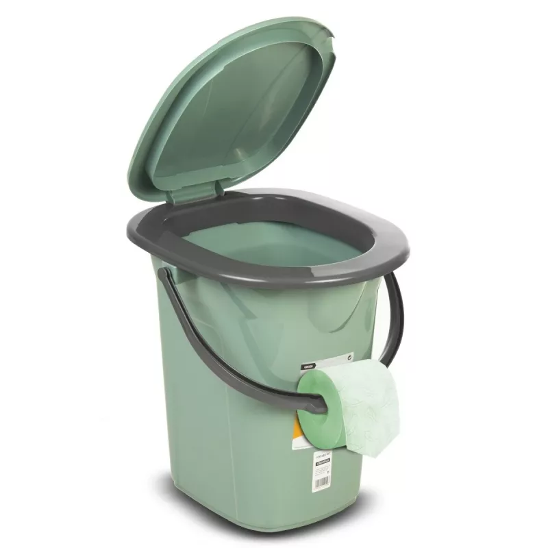 Tragbarer Toiletteneimer GreenBlue GB320GG — leichter tragbarer Toiletteneimer, Modell GB320GG