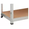 Topeshop Aufbewahrungsregal G9030 Gartenwerkzeug-Aufbewahrungsregal, freistehend, verzinkter Stahl, MDF